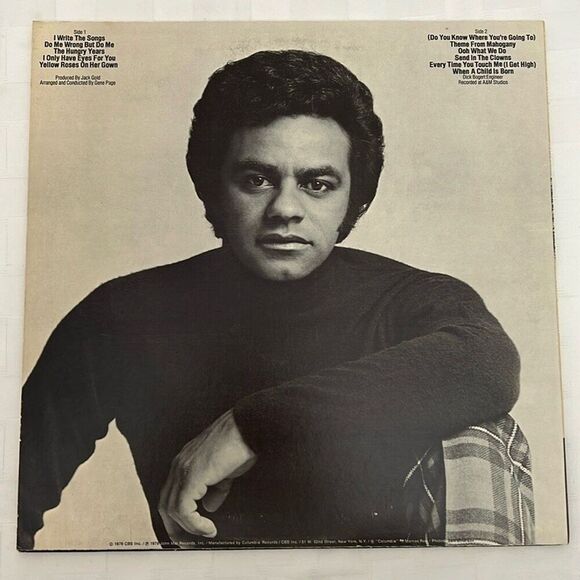 LP Vinyl Johnny Mathis I Only Have Eyes For You with Dust Cover and Sleeve - Picture 2 of 7